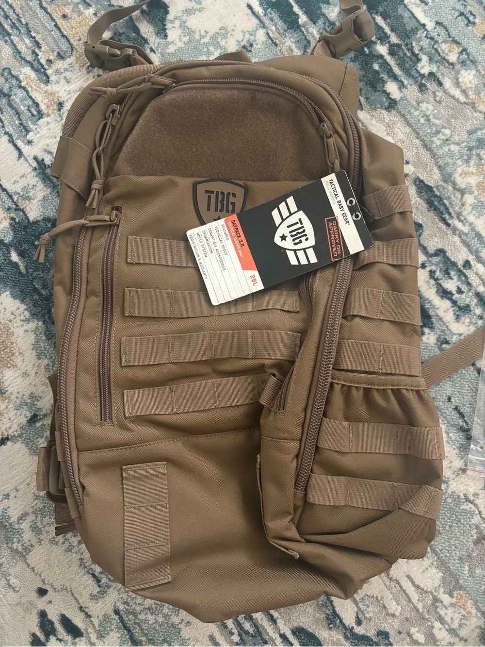 Tactical Daypack Backpack in Coyote Brown - Men Bags